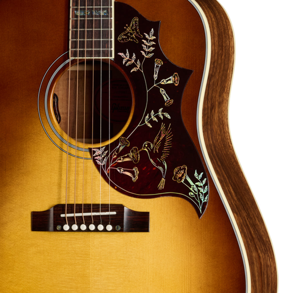 Gibson Hummingbird Elegant Koa Acoustic-Electric Guitar - Honey Burst body