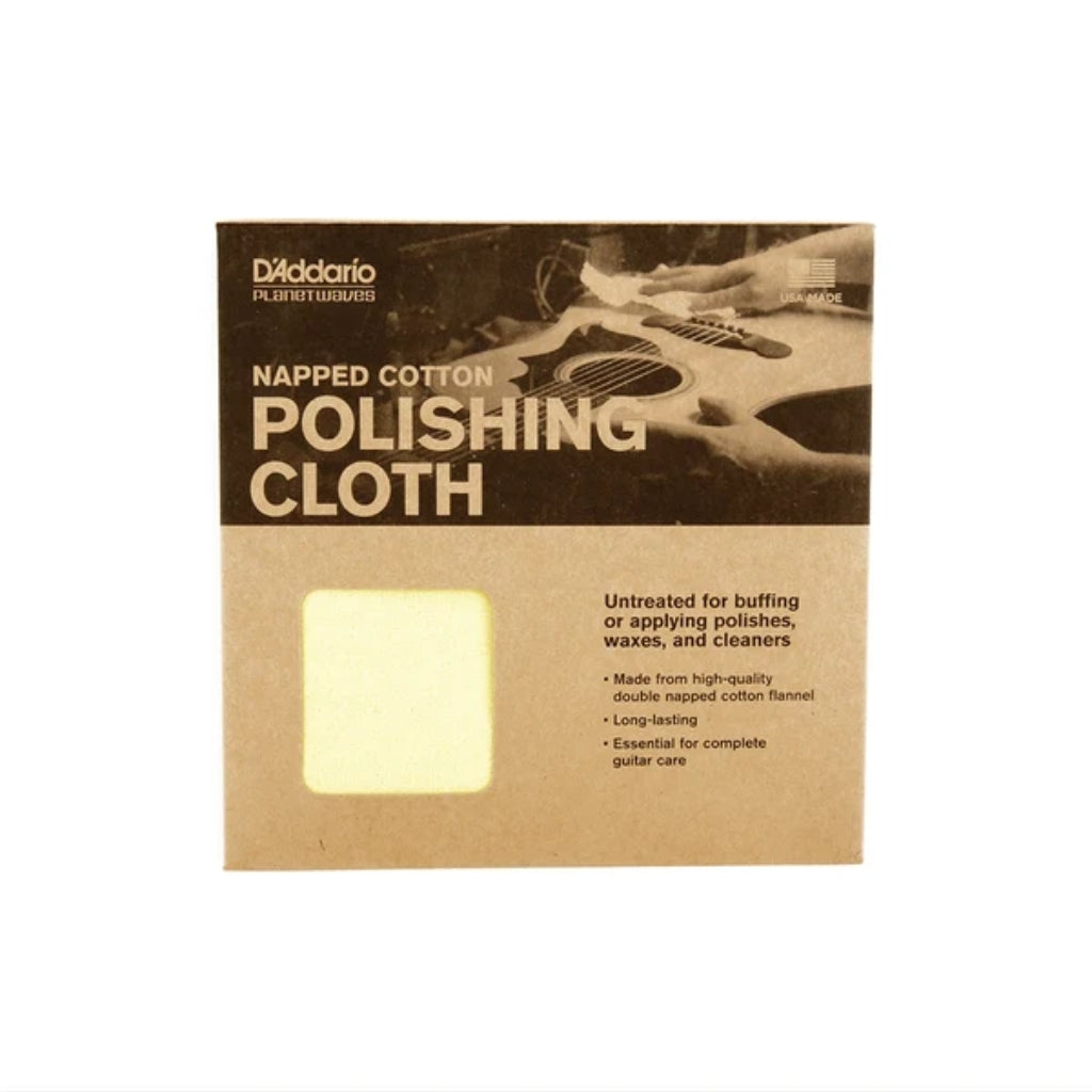 D'Addario - PWPC2 Untreated - Guitar Polish Cloth