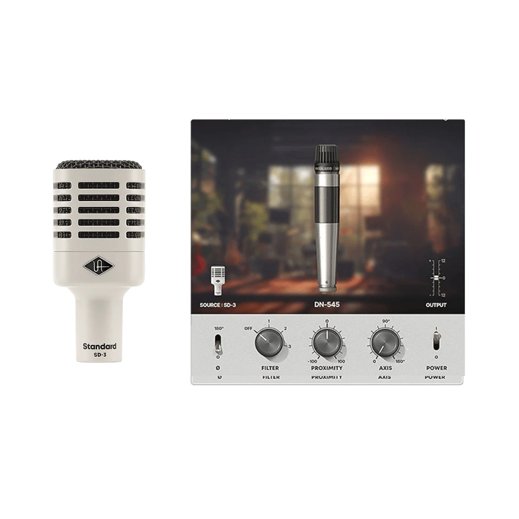 Universal Audio - SD-3 Dynamic Microphone Bundle with Hemisphere Modeling - 3 Pack