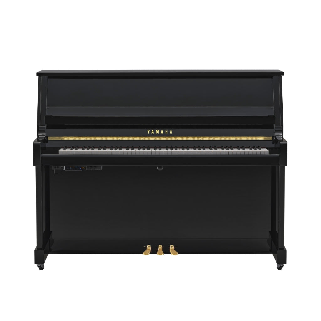 Yamaha - B20 TC3 116cm TransAcoustic Upright Piano - Polished Ebony