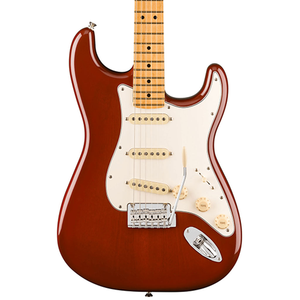 Fender Player II Stratocaster Chambered Mahogany Body - Maple Fretboard - Transparent Mocha Burst