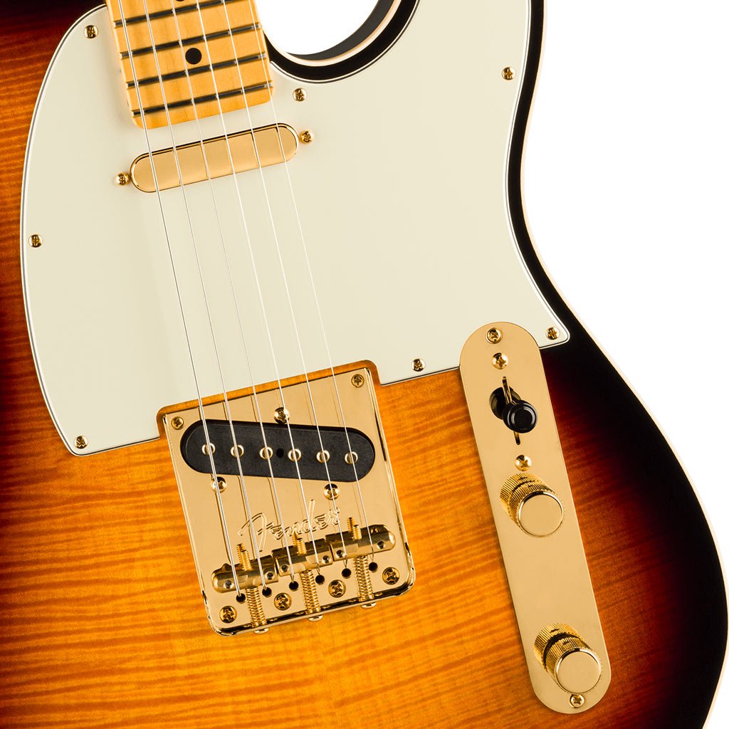Fender 75th Anniversary American Professional Custom Telecaster Maple Fingerboard - 2-Color Sunburst Electric Guitars Sky Music