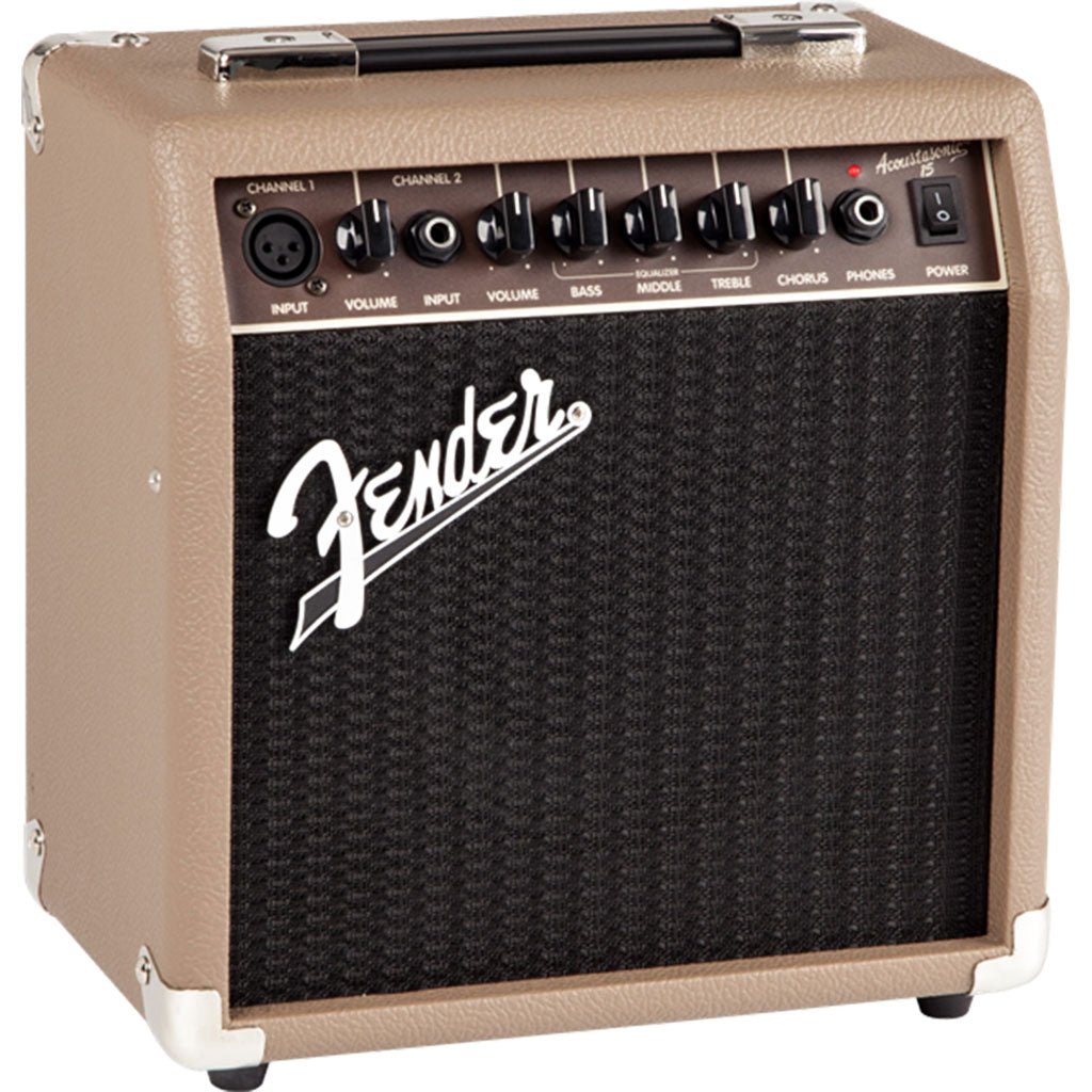 Fender Acoustasonic 15 Guitar Amplifier Acoustic Guitar Amplifiers Sky Music