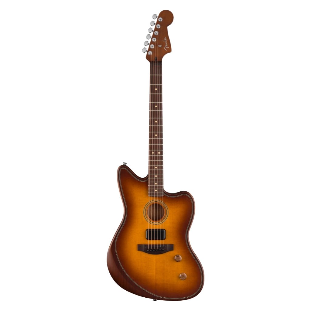 Fender Acoustasonic Standard Jazzmaster Guitar - Honey Burst Acoustic Guitars Sky Music