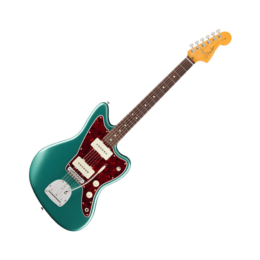 Fender American Professional Classic Jazzmaster - Faded Sherwood Green Metallic, Rosewood Fingerboard Electric Guitars Sky Music
