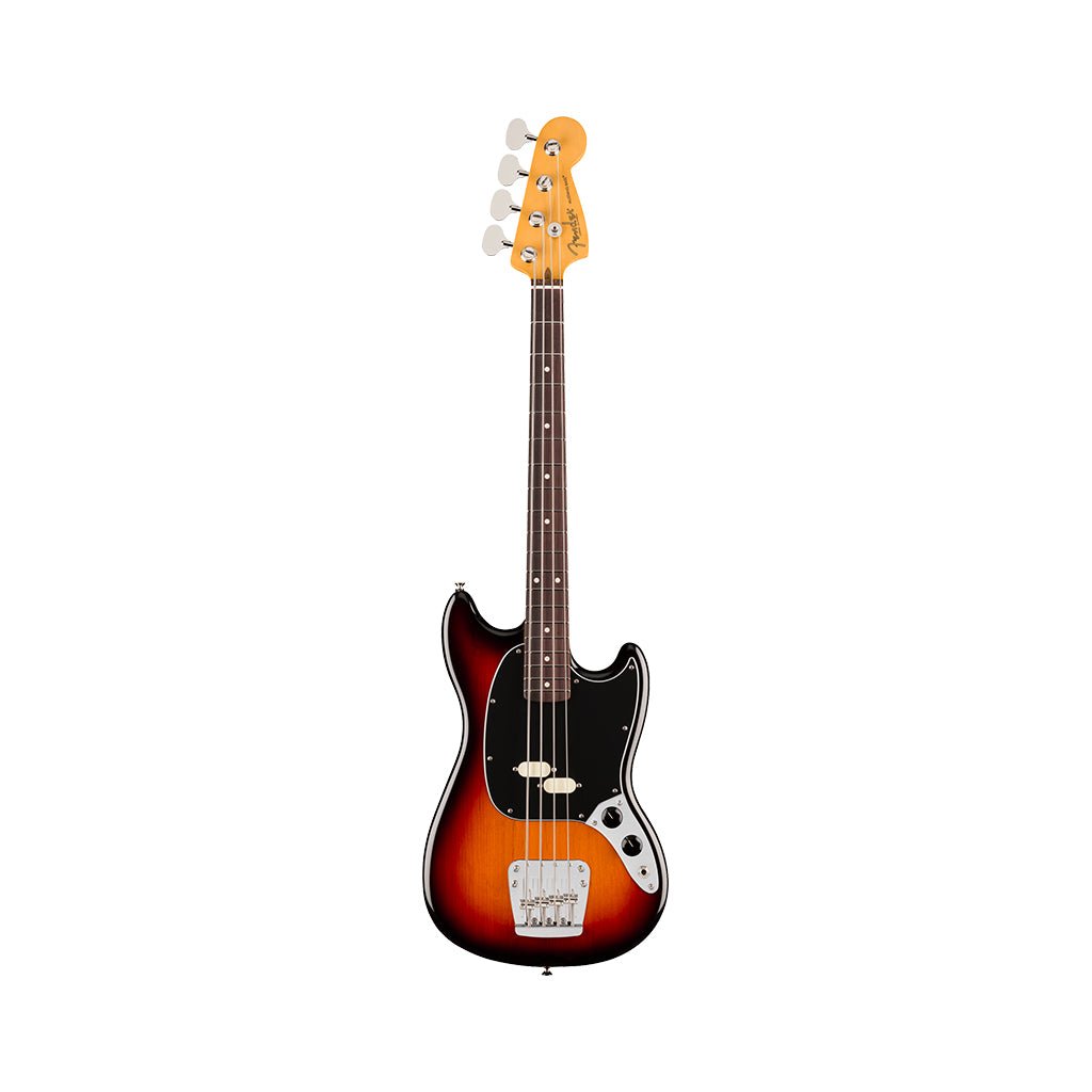 Fender American Professional Classic Mustang Bass - 3-Colour Sunburst, Rosewood Fingerboard Bass Guitars Sky Music