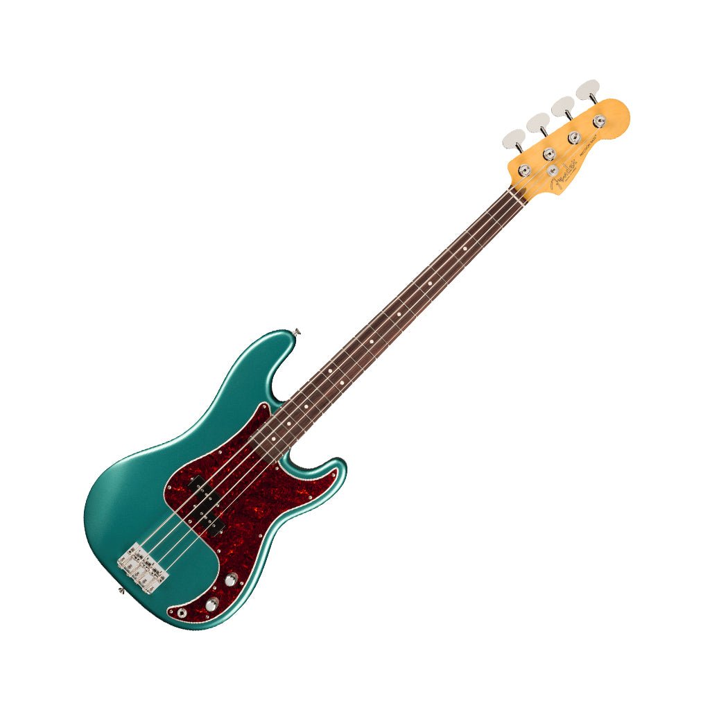Fender American Professional Classic Precision Bass - Rosewood - Faded Sherwood Green Metallic Bass Guitars Sky Music