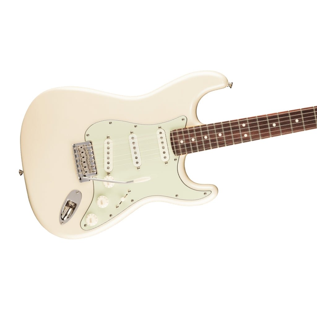 Fender American Professional Classic Stratocaster Electric Guitar - Olympic Pearl, Rosewood Fingerboard Electric Guitars Sky Music
