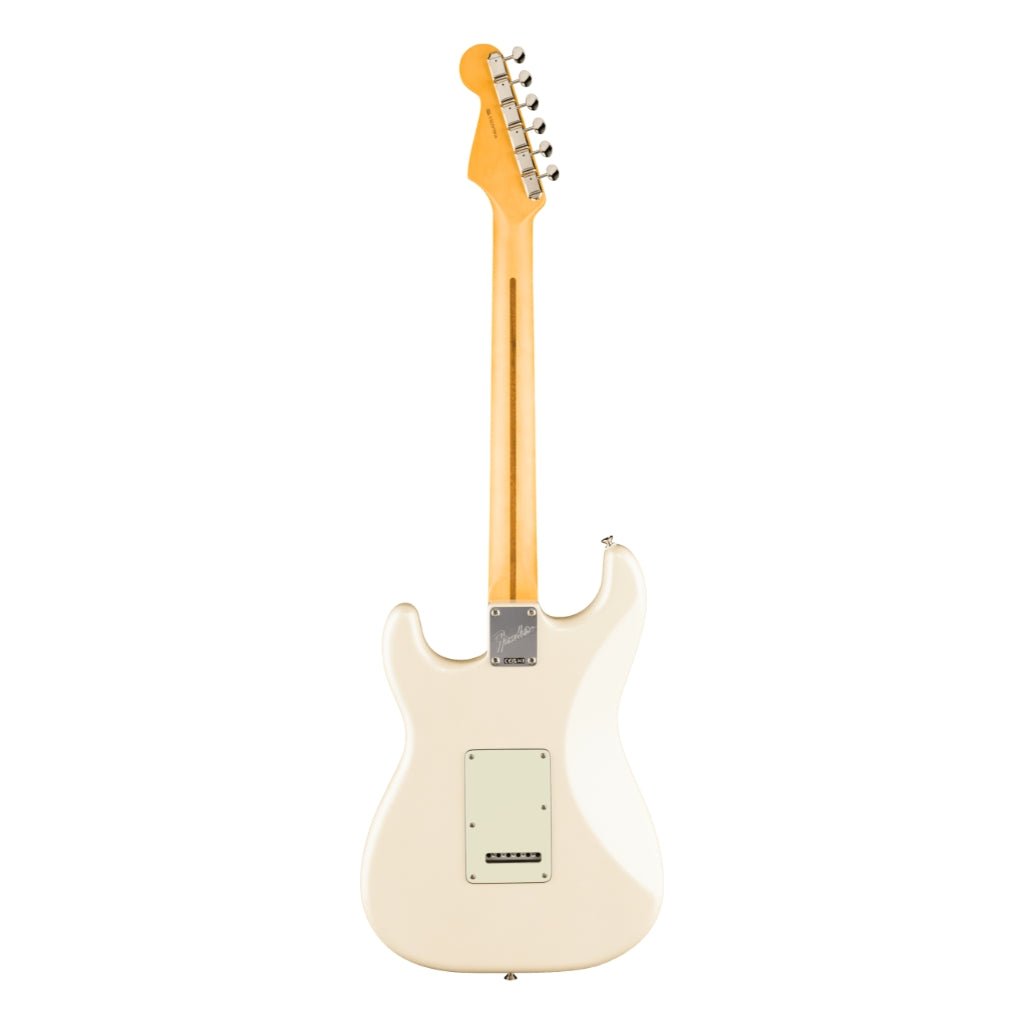Fender American Professional Classic Stratocaster Electric Guitar - Olympic Pearl, Rosewood Fingerboard Electric Guitars Sky Music