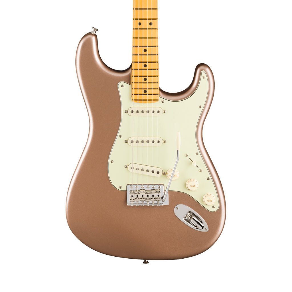 Fender American Professional Classic Stratocaster - Faded Firemist Gold, Maple Fingerboard Electric Guitars Sky Music