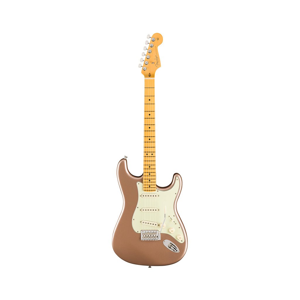 Fender American Professional Classic Stratocaster - Faded Firemist Gold, Maple Fingerboard Electric Guitars Sky Music