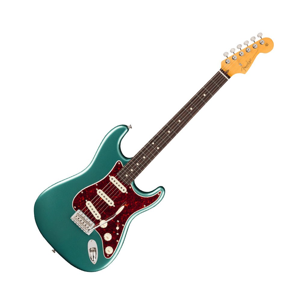 Fender American Professional Classic Stratocaster - Faded Sherwood Green Metallic, Rosewood Fingerboard Electric Guitars Sky Music