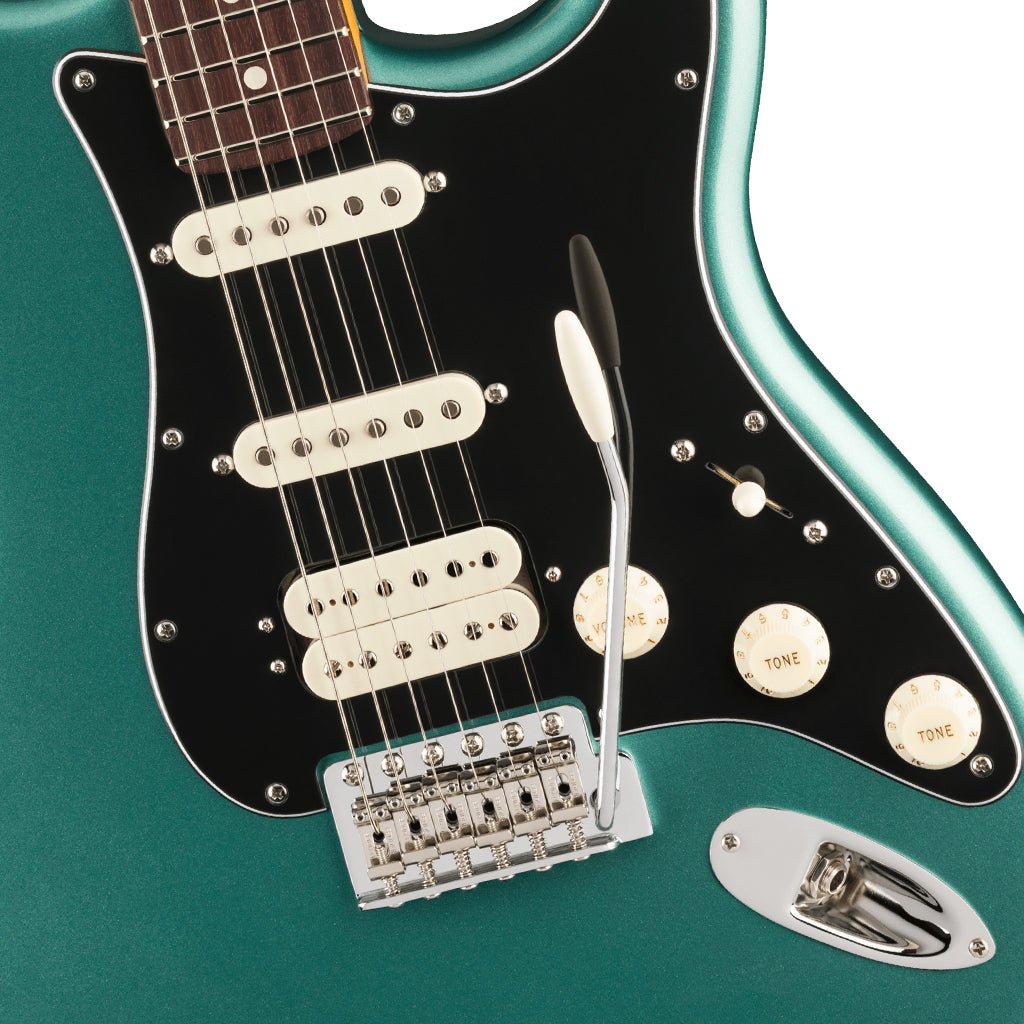 Fender American Professional Classic Stratocaster HSS - Faded Sherwood Green Metallic, Rosewood Fingerboard Electric Guitars Sky Music