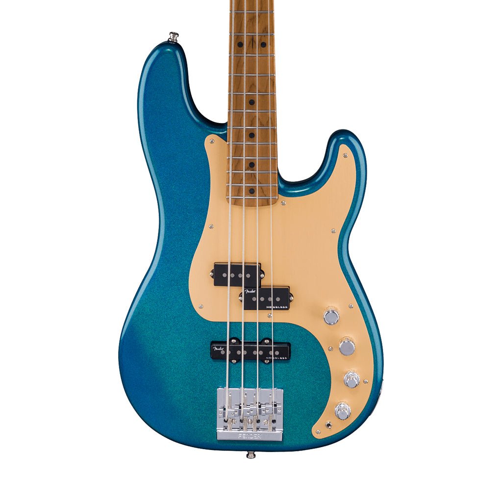 Fender American Ultra II Limited Edition Precision Bass Guitar - Aurora Bass Guitars Sky Music