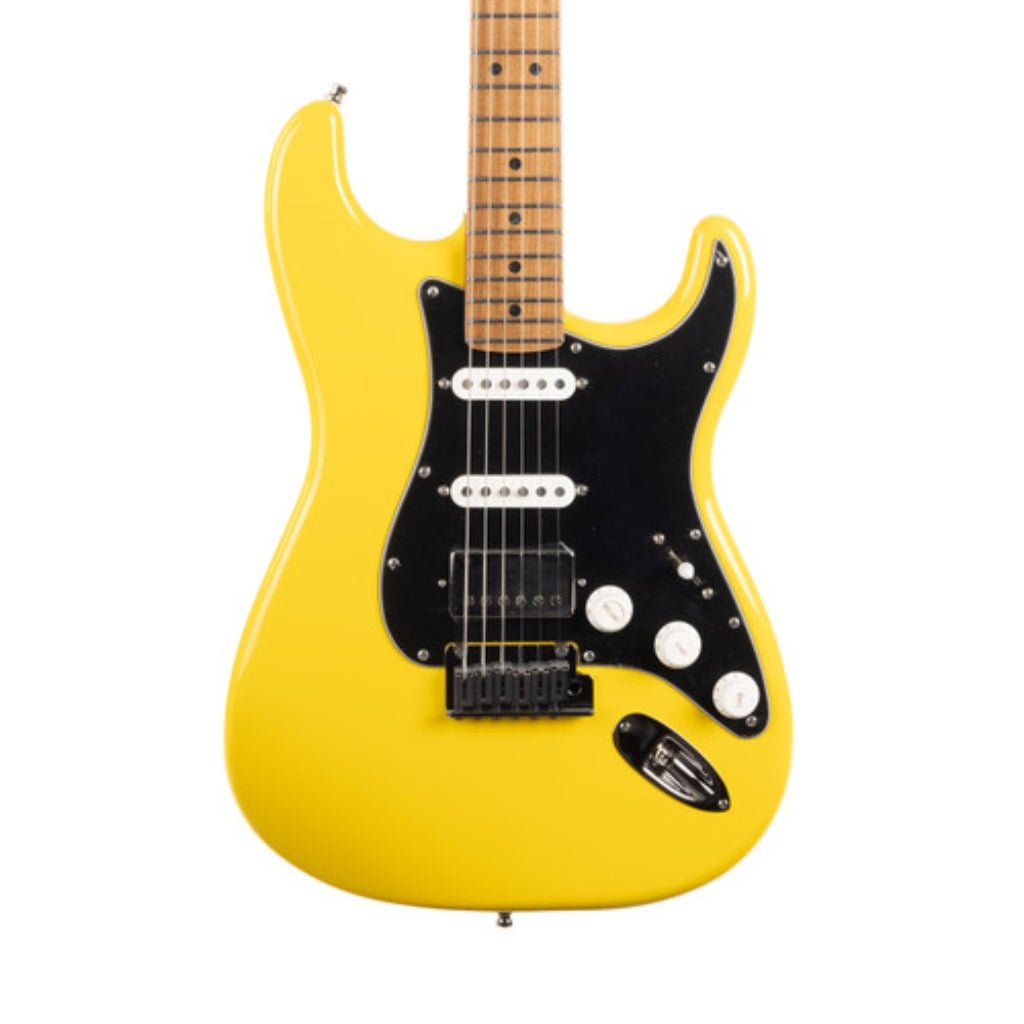 Fender American Ultra II Limited Edition Stratocaster HSS Roasted Maple Neck - Graffiti Yellow Electric Guitars Sky Music