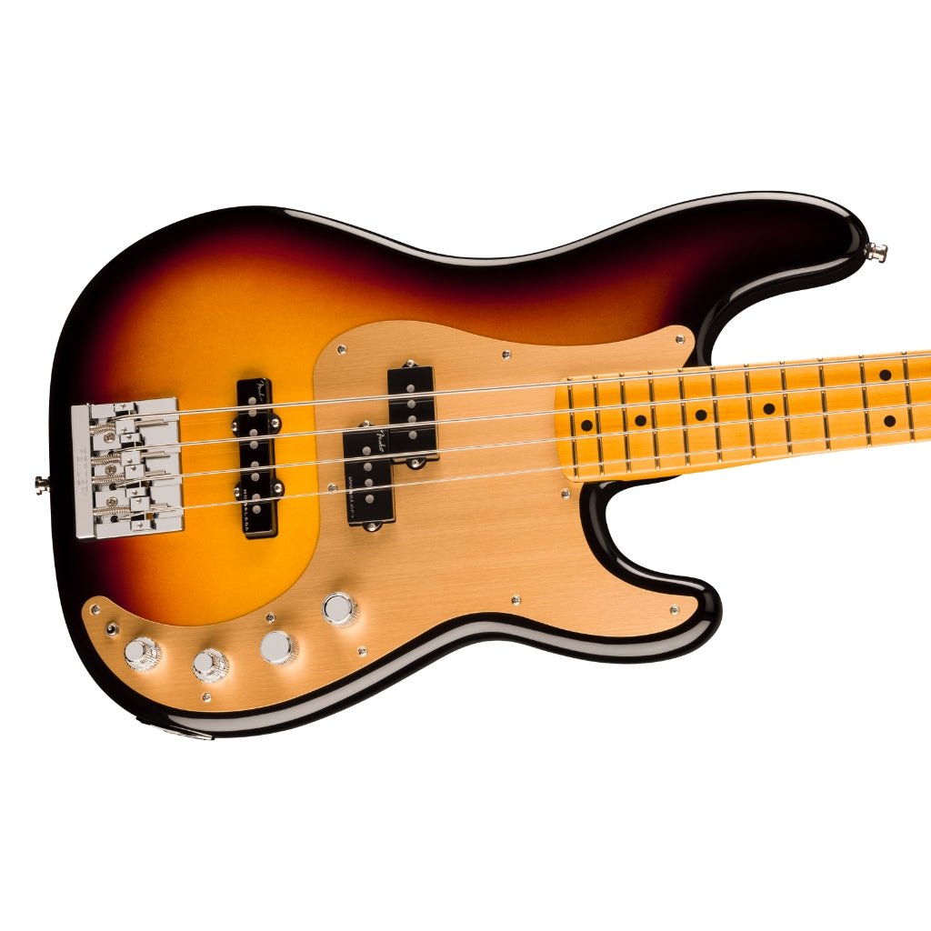 Fender American Ultra II Maple Fingerboard Precision Bass - Ultraburst Bass Guitars Sky Music