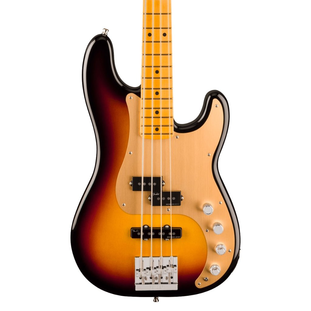 Fender American Ultra II Maple Fingerboard Precision Bass - Ultraburst Bass Guitars Sky Music