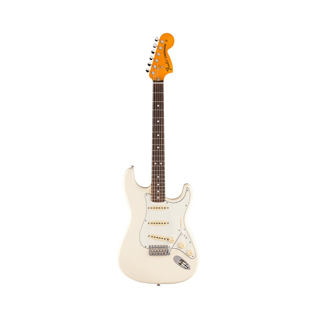 Fender American Vintage II 1973 Stratocaster Maple Fingerboard - Olympic White Electric Guitars Sky Music