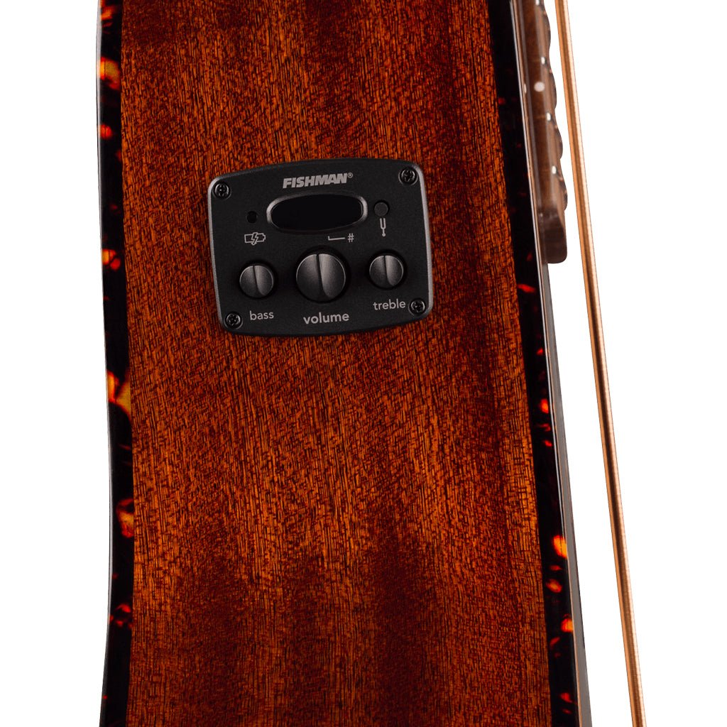 Fender California Deluxe Kingman CE Mahogany Acoustic-Electric Bass - Natural Bass Guitars Sky Music
