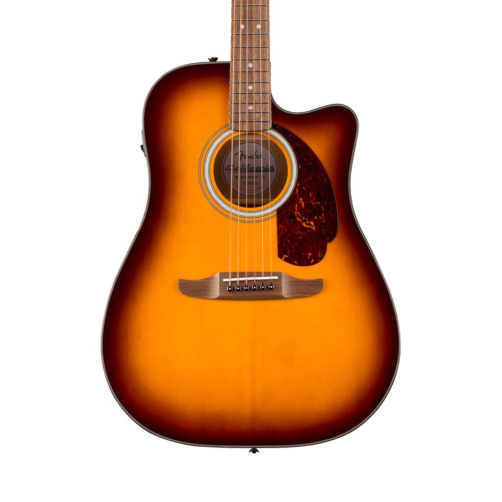 Fender California Deluxe Redondo CE Acoustic-Electric - Honey Sunburst Acoustic Guitars Sky Music