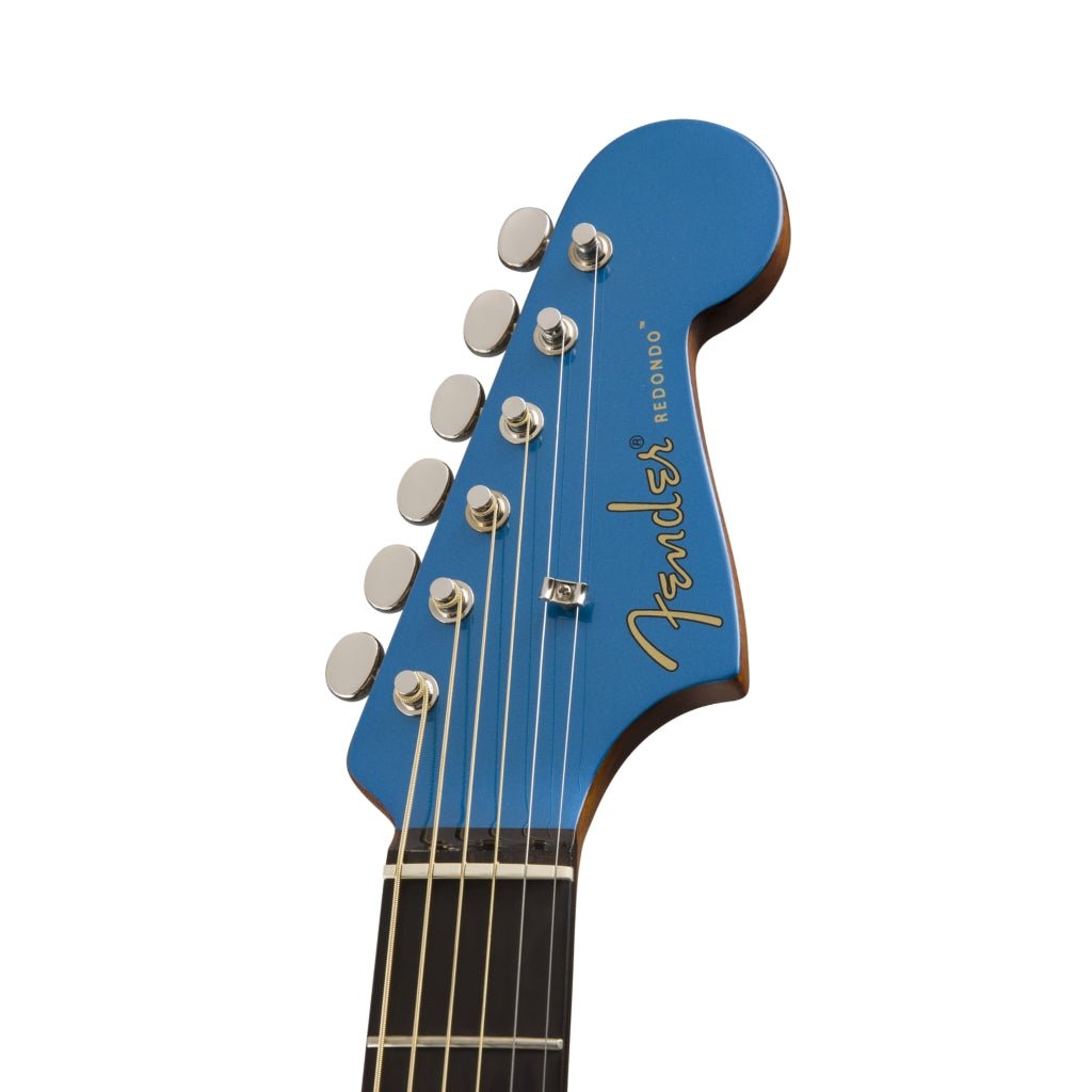 Fender California Redondo Player Acoustic Guitar - Belmont Blue, Walnut Fingerboard Acoustic Guitars Sky Music