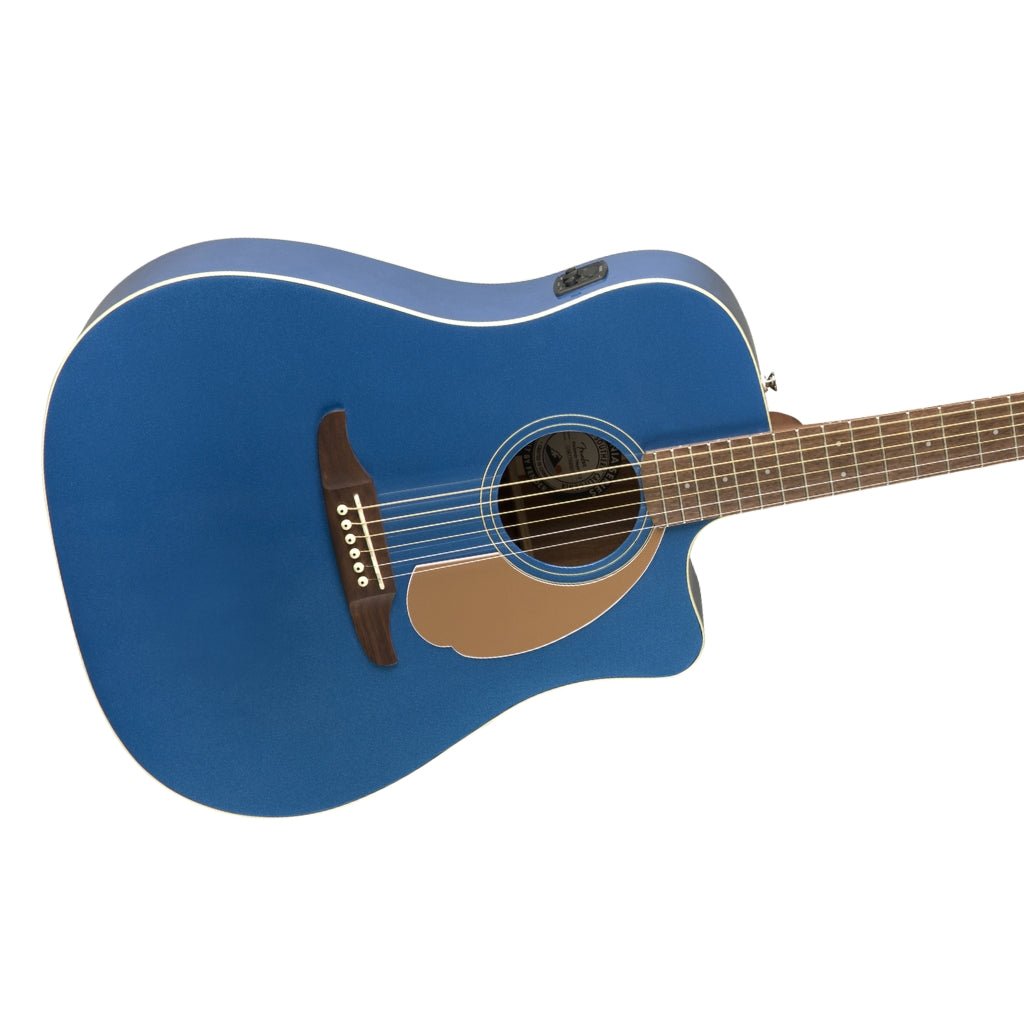 Fender California Redondo Player Acoustic Guitar - Belmont Blue, Walnut Fingerboard Acoustic Guitars Sky Music
