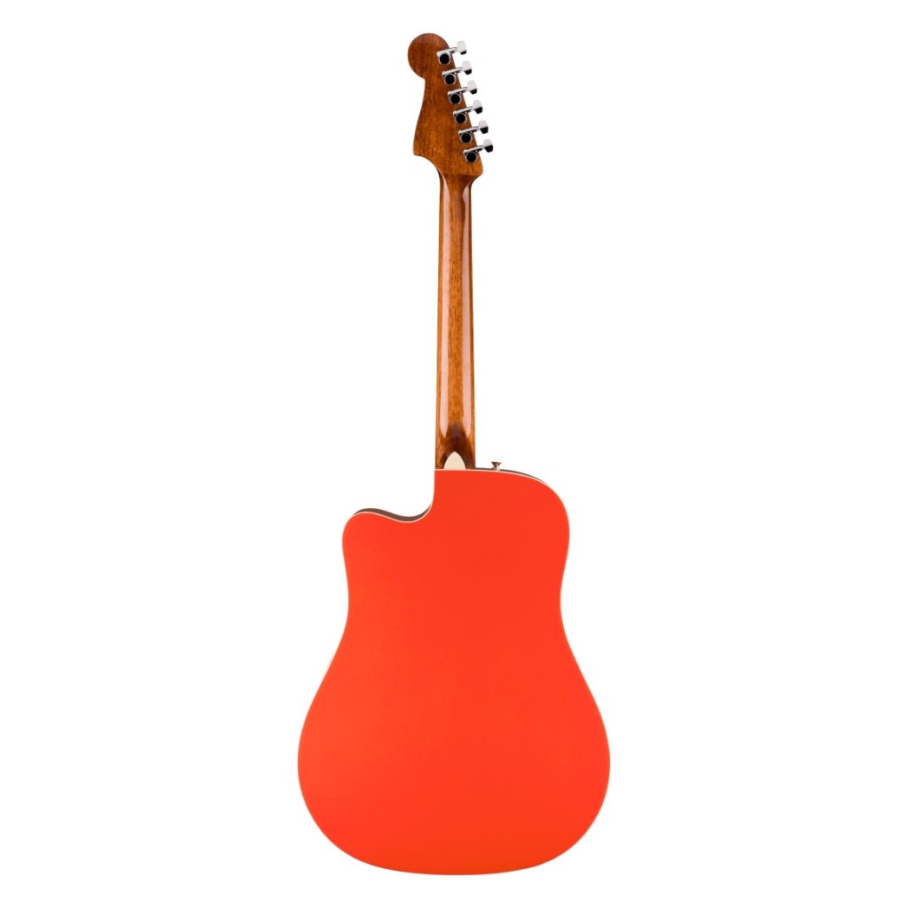 Fender California Standard Redondo CE Acoustic-Electric Guitar - Fiesta Red, Spruce Top Acoustic Guitars Sky Music