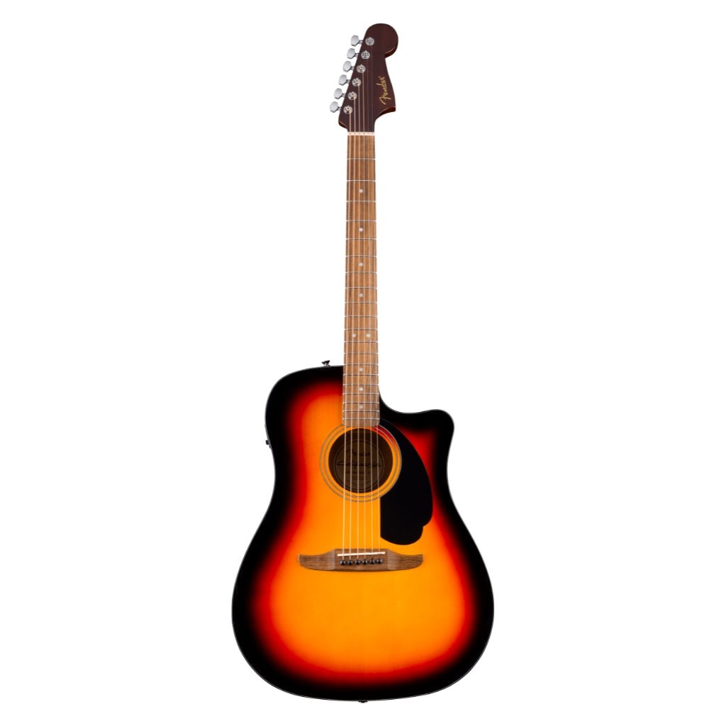 Fender California Standard Redondo CE Acoustic Guitar - 3-Color Sunburst, Spruce Top Acoustic Guitars Sky Music