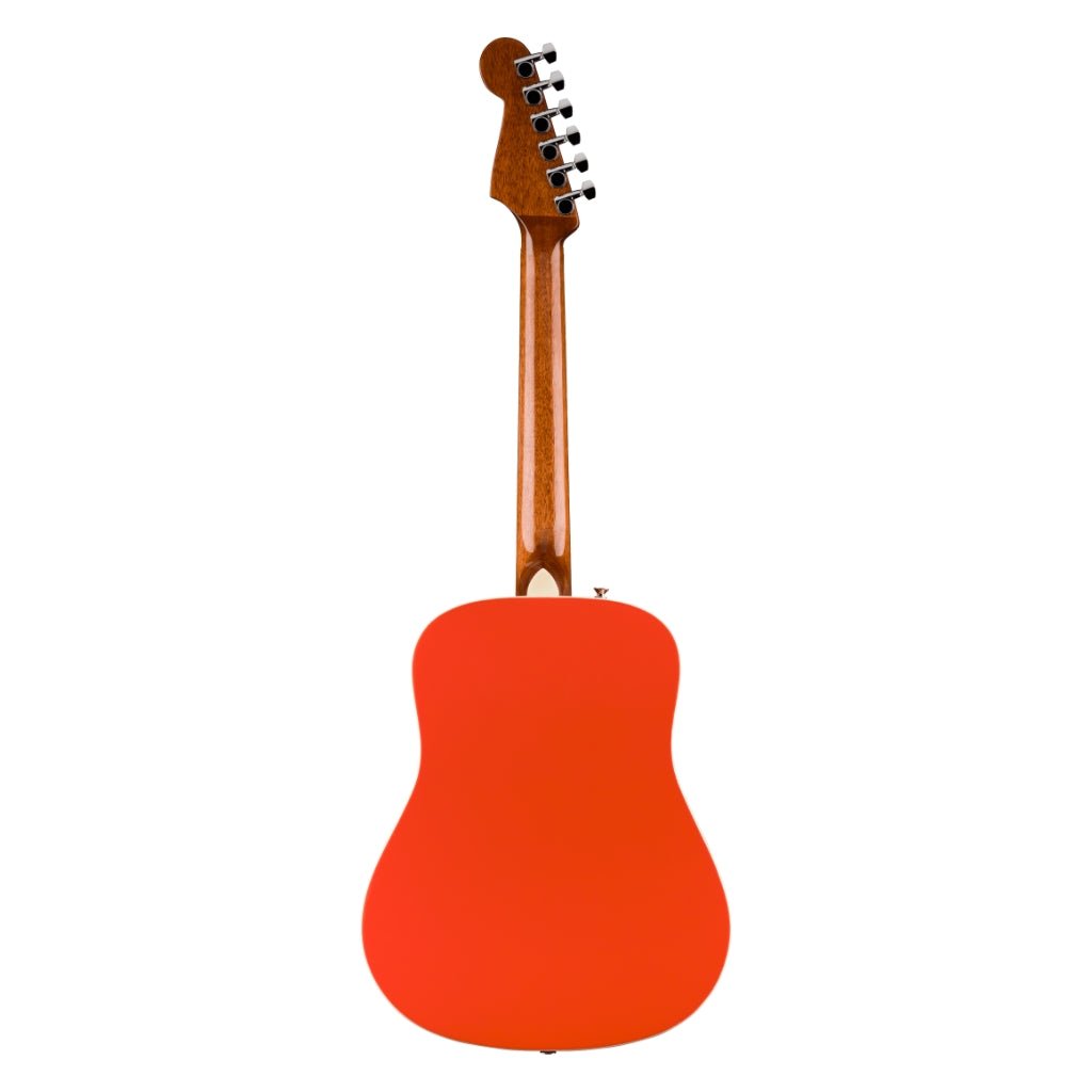 Fender California Standard Redondo Mini Acoustic Guitar with Bag - Fiesta Red, Spruce Top Acoustic Guitars Sky Music