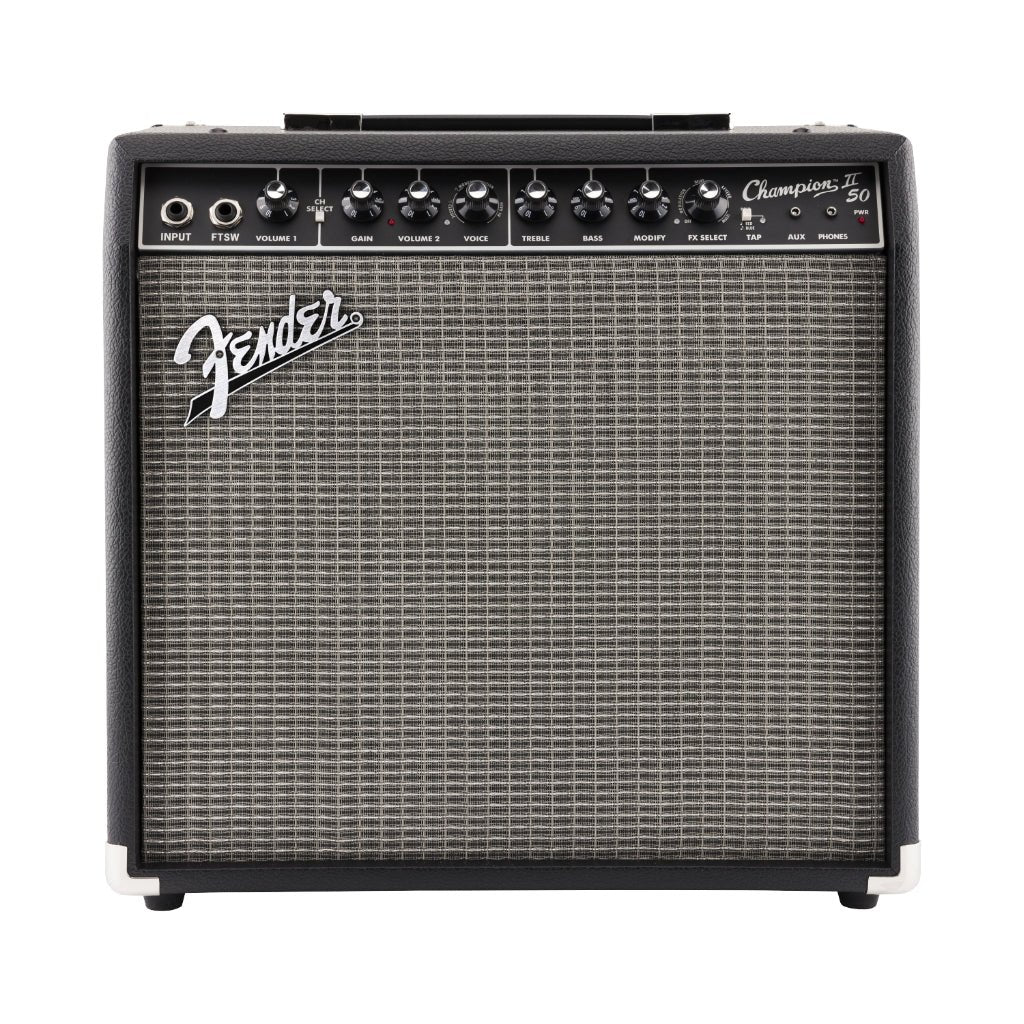 Fender Champion II 50-watt 1 x 12-inch Combo Amplifier Electric Guitar Amplifiers Sky Music
