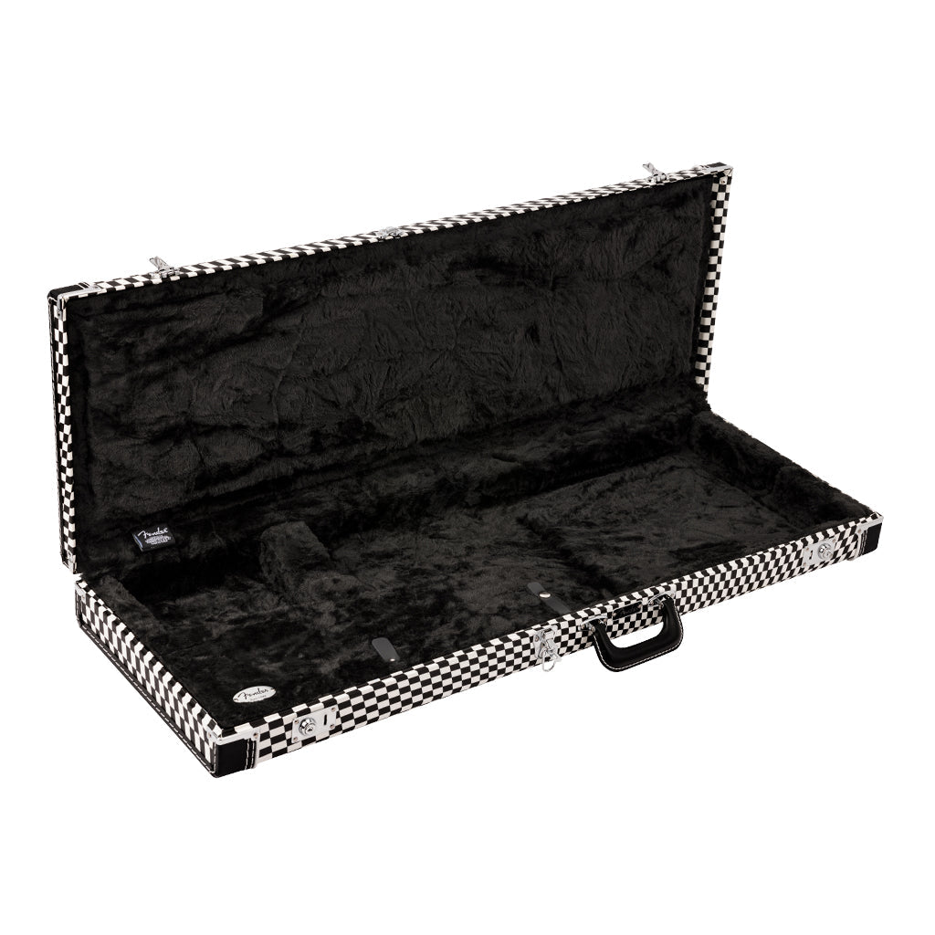 Fender Classic Series Case Strat Tele Wavy Checkerboard Electric Guitar Cases & Gigbags Sky Music