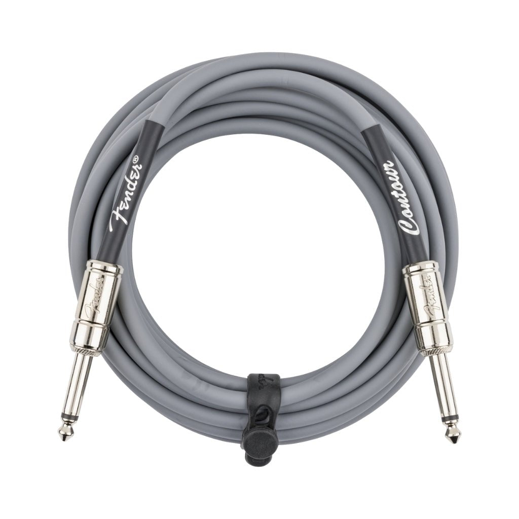 Fender Contour Series Instrument Cable - Inca Silver, 18.6 feet Instrument Cables Sky Music