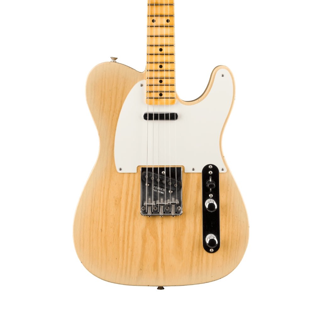 Fender Custom Shop 1955 Telecaster Journeyman Relic with Closet Classic Hardware - Super Aged Natural Blonde Electric Guitars Sky Music
