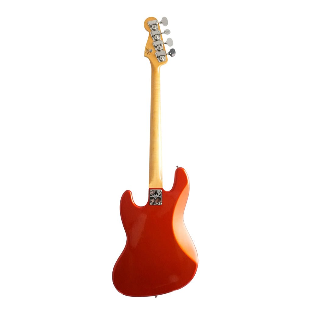Fender Custom Shop 1966 Jazz Bass Deluxe Closet Classic - Candy Tangerine Bass Guitars Sky Music