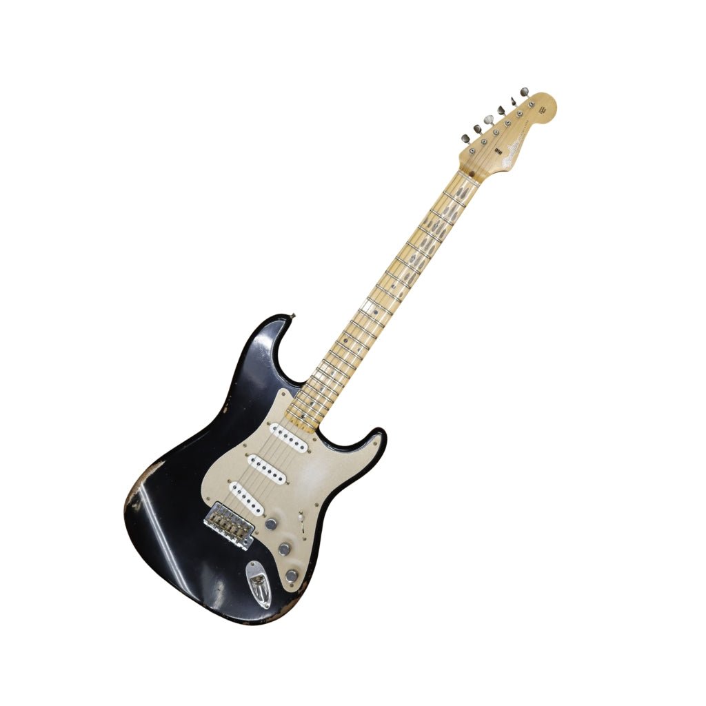Fender Custom Shop B6 50s Stratocaster Relic Limited Edition Electric Guitar - Aged Black Electric Guitars Sky Music