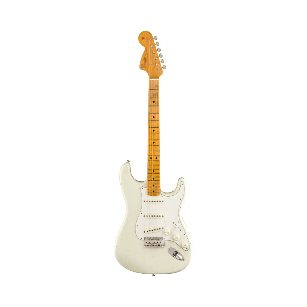 Fender Custom Shop Jimi Hendrix Voodoo Child Strat Journeyman Relic - Olympic White Electric Guitars Sky Music