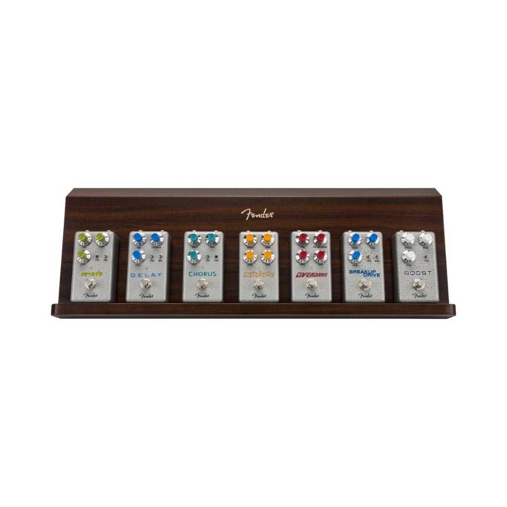 Fender Deluxe Wooden Pedal Shelf - Walnut Pedal & Pedalboard Accessories Sky Music