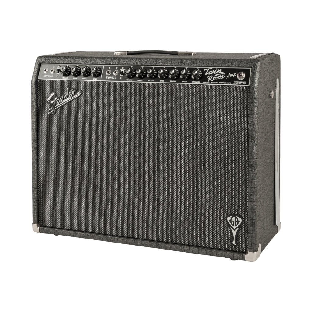 Fender GB George Benson Twin Reverb 2x12-inch 85-watt Tube Combo Amp Electric Guitar Amplifiers Sky Music