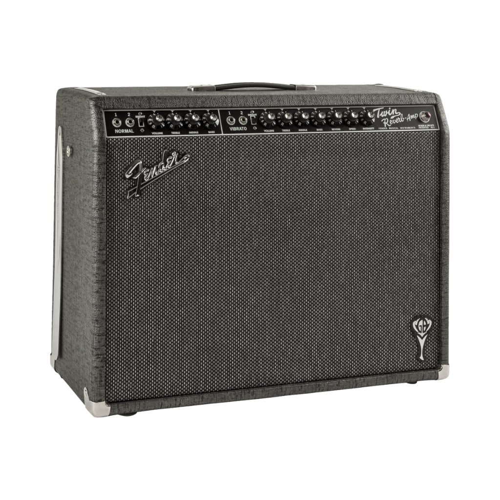Fender GB George Benson Twin Reverb 2x12-inch 85-watt Tube Combo Amp Electric Guitar Amplifiers Sky Music