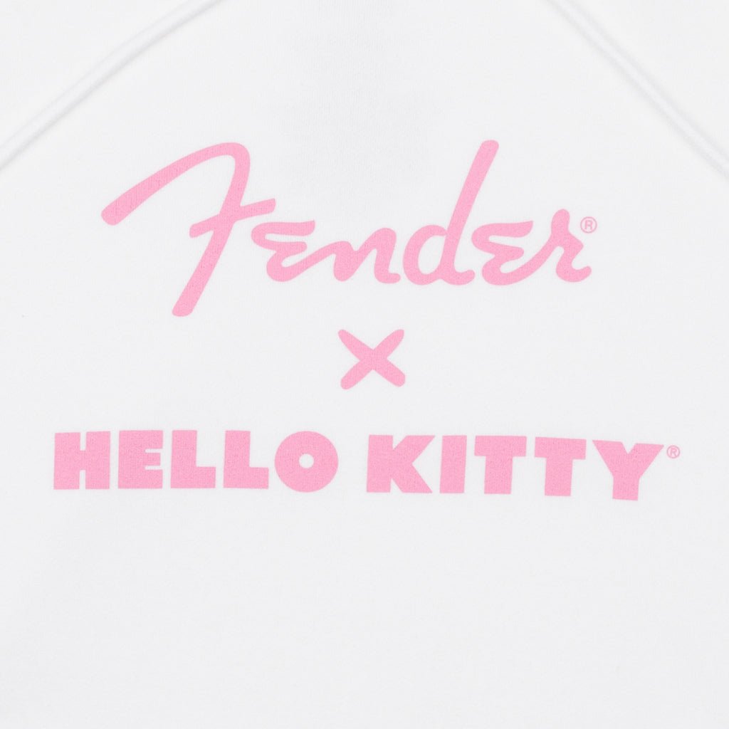 Fender Hello Kitty SL Logo White Hoodie - Small Merchandise & Apparel Sky Music