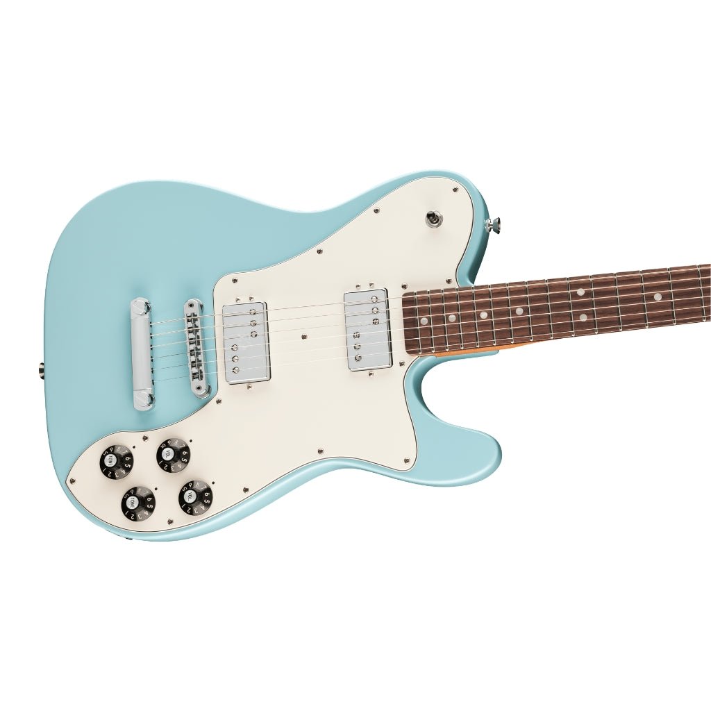 Fender Kingfish Delta Day Telecaster Deluxe Electric Guitar - Daphne Blue Electric Guitars Sky Music