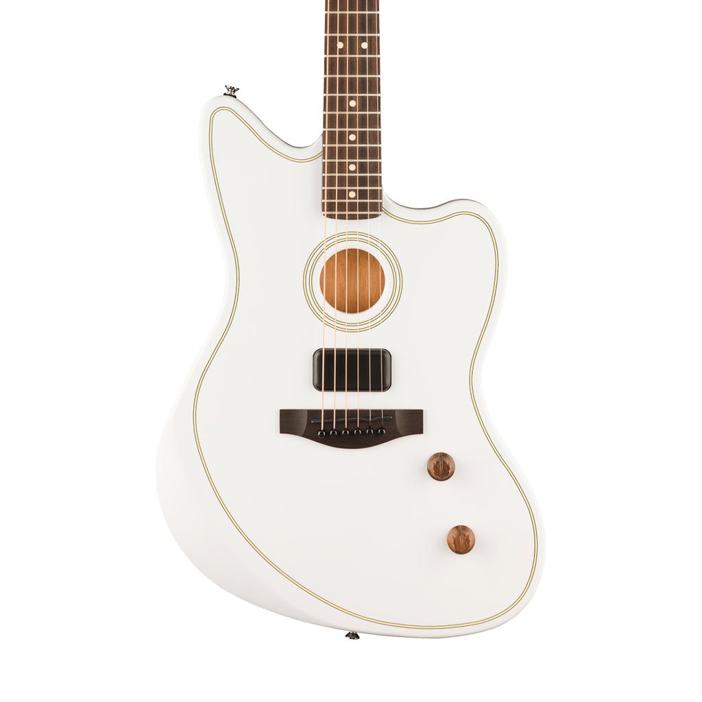 Fender Limited Edition Acoustasonic Standard Jazzmaster Acoustic-Electric Guitar - Arctic Gold Acoustic Guitars Sky Music