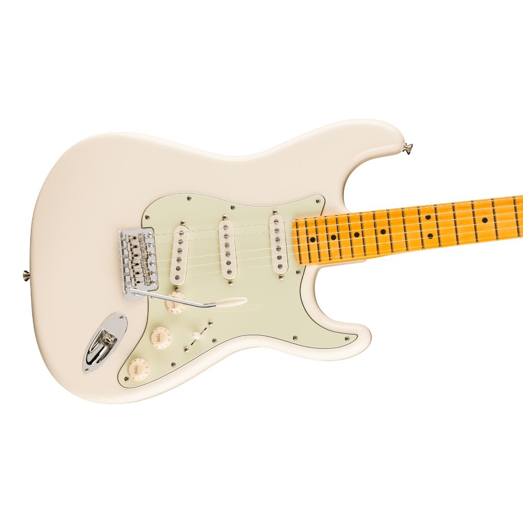 Fender Limited Edition American Professional Classic Stratocaster featuring the Fender Silent System - Olympic White, Maple Fingerboard Electric Guitars Sky Music
