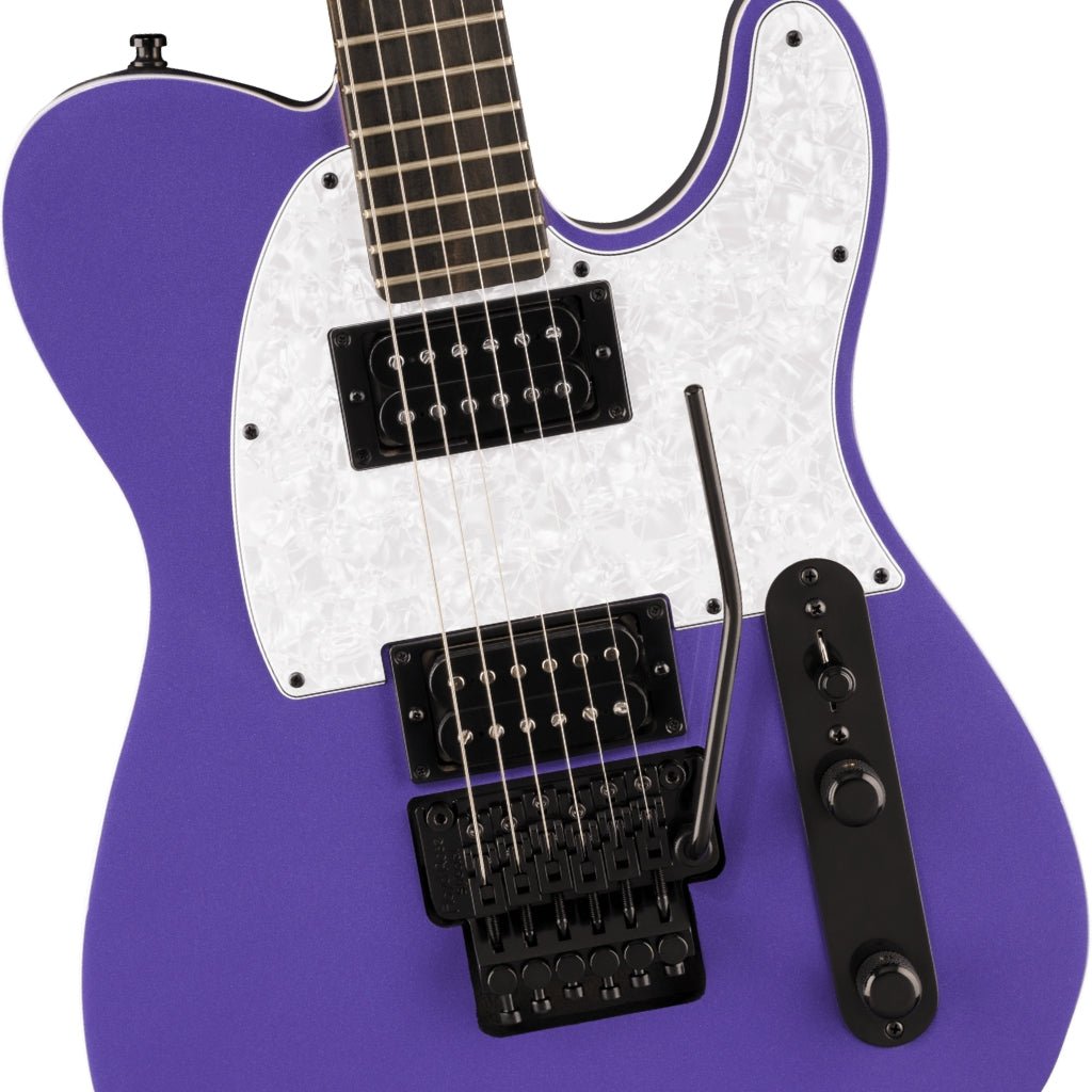 Fender Limited Edition Player Fusion Telecaster HH Floyd Rose Electric Guitar - Aura Metallic, Ebony Fingerboard Electric Guitars Sky Music