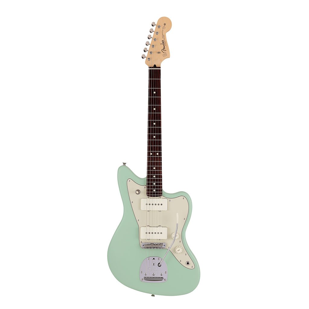 Fender Made in Japan Junior Collection Jazzmaster®, Rosewood Fingerboard, Satin Surf Green Electric Guitars Sky Music