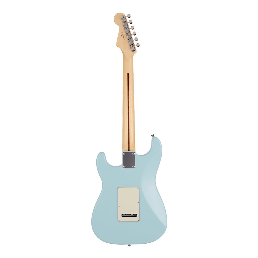 Fender Made in Japan Junior Collection Stratocaster®, Rosewood Fingerboard, Satin Daphne Blue Electric Guitars Sky Music
