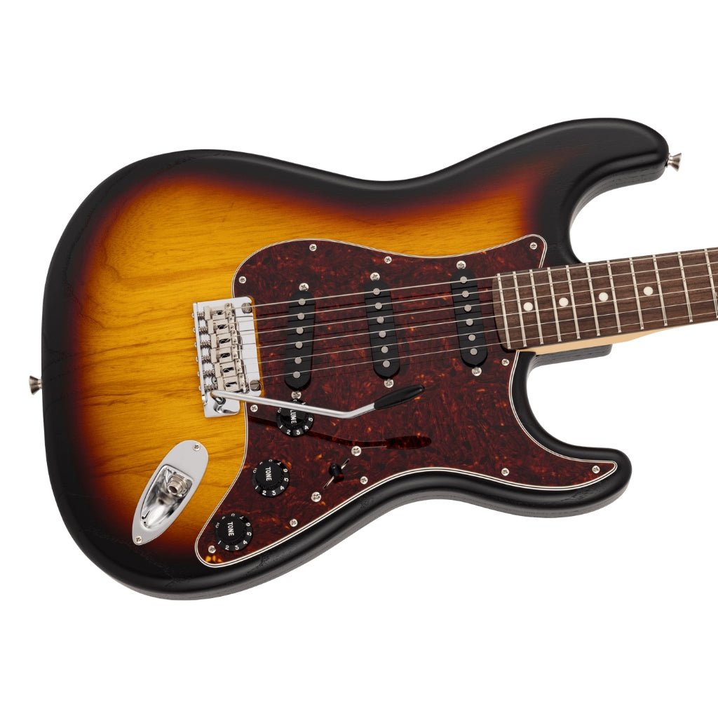 Fender Made in Japan Limited Stratocaster Raw Ash - 3 Color Sunburst Electric Guitars Sky Music