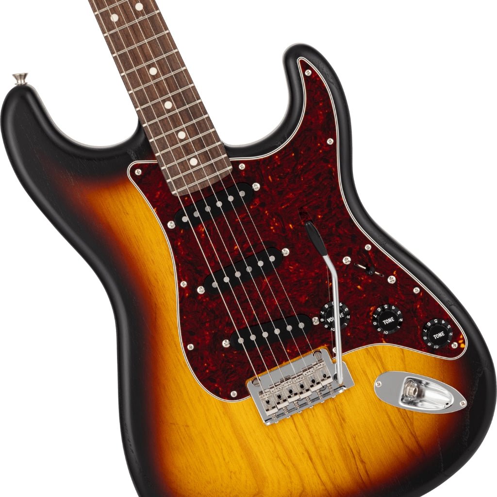 Fender Made in Japan Limited Stratocaster Raw Ash - 3 Color Sunburst Electric Guitars Sky Music