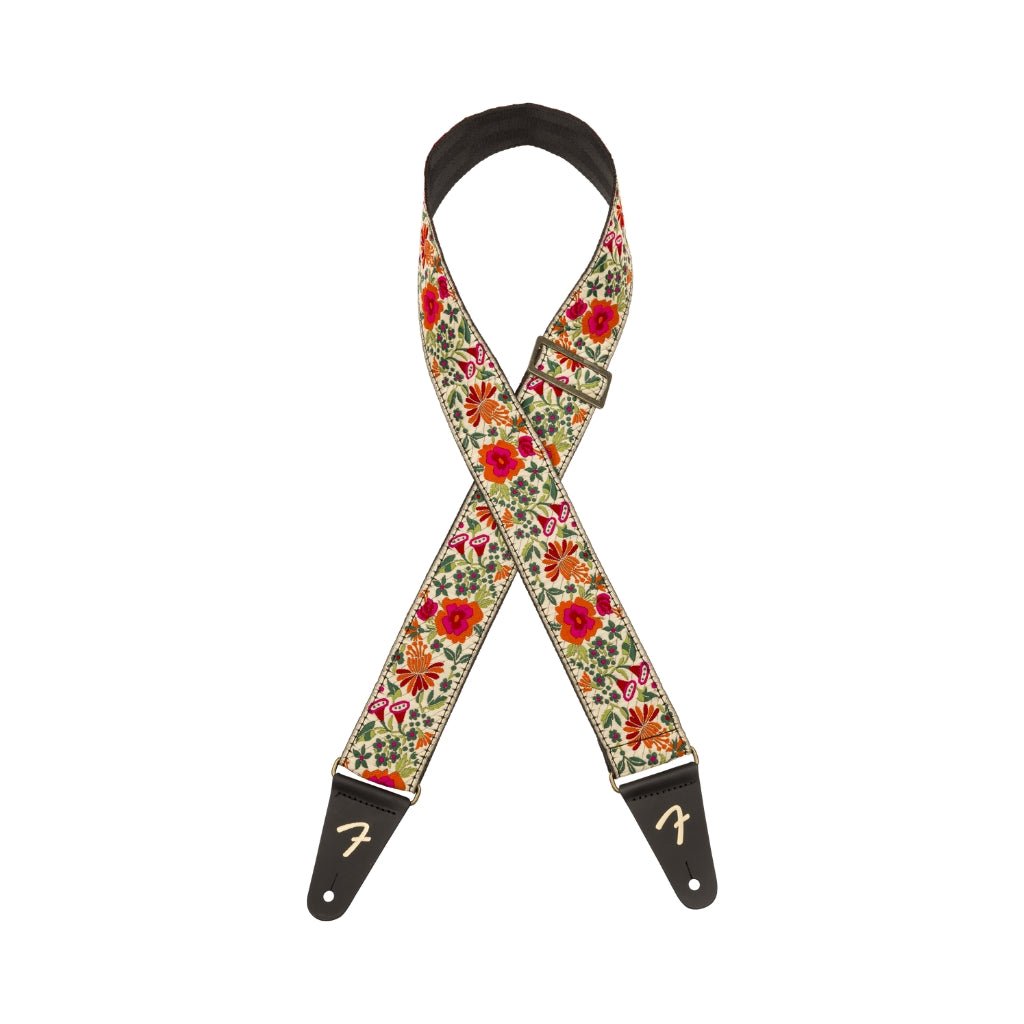 Fender Mosaic Jacquard Guitar Strap - Cream, 2" Guitar Straps Sky Music