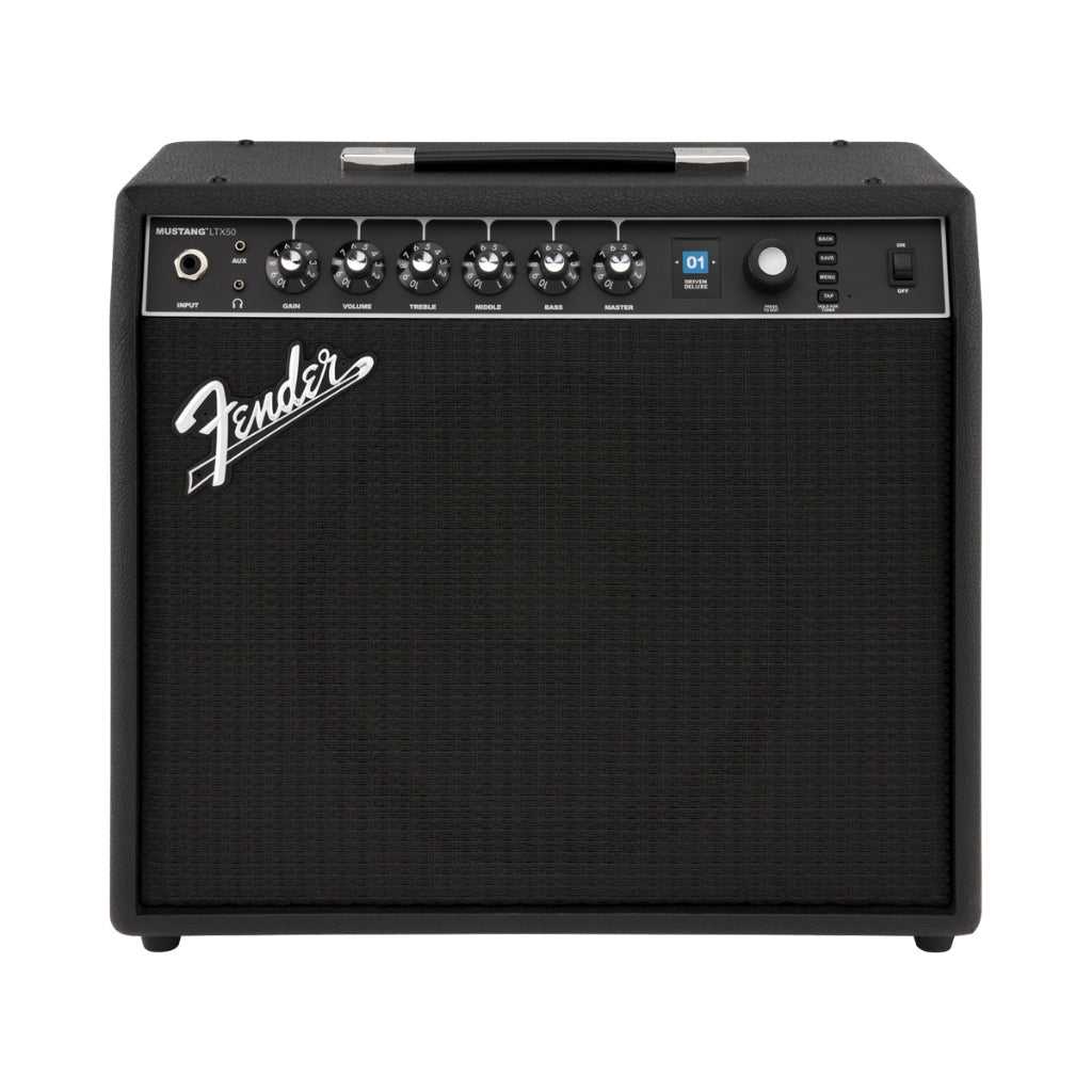 Fender Mustang LTX50 50-watt 1 x 12-inch Combo Amplifier Electric Guitar Amplifiers Sky Music